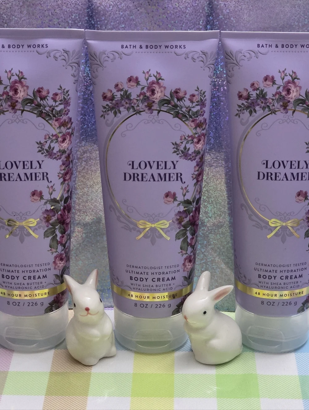Bath & Body Works Lovely Dreamer Ultimate Hydration Body Cream Set of 3 New RARE